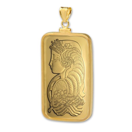 1 oz Gold Pendant - PAMP Suisse Fortuna Pendant 1 oz Gold Pendant - PAMP Suisse Fortuna Pendant